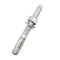 Galvanized three-piece Carbon Steel Zinc Plated m12 expansion wedge anchor bolt 8*10*40